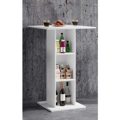 Barový stolek Standos, bílý