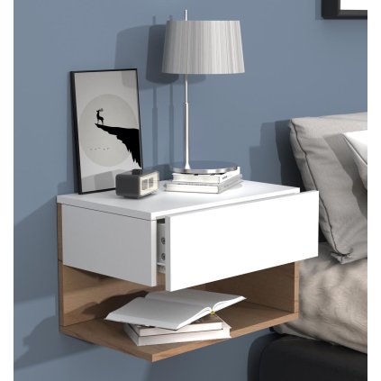 Noční stolek Usal XL 45, dub medový