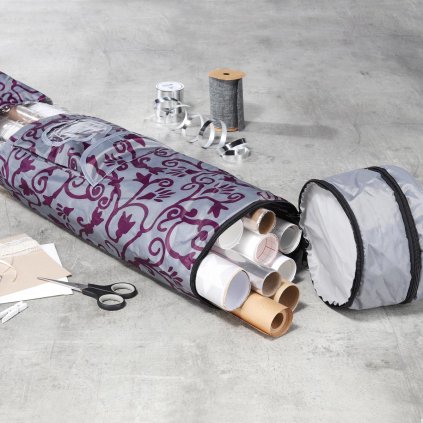 Organizér na vánoční papír, fialový motiv