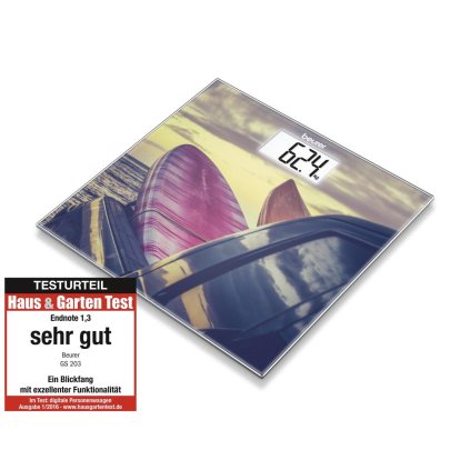 Osobní váha skleněná BEURER GS 203, Surf