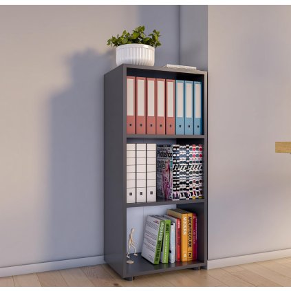 Police Ulas 3-přihrádková, antracitová