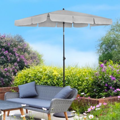 Slunečník UV50+ 140 x 180 cm, šedý