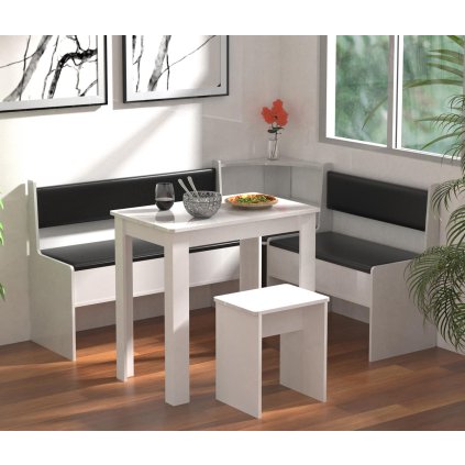 Jídelní sestava Esal Mini, bílá