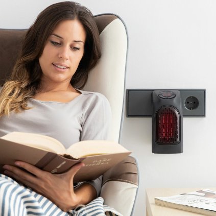 Přenosný mini ohřívač do zásuvky Heatpod 400 W