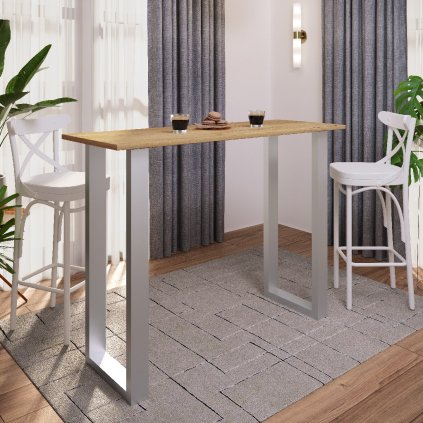 VCM Barový stůl „Xona 140x50“, dub medový