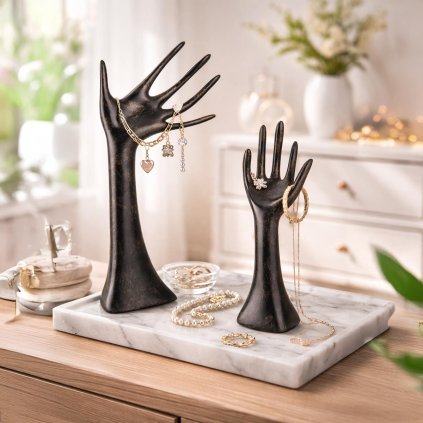 Stojany na šperky Ruce, sada 2 ks