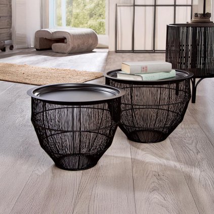 Kulaté odkládací stolky Strive, sada 2 ks