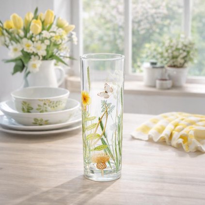 Sklenice na vodu Divoké květy