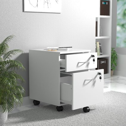 Mobilní podstavec VCM „Baula M“, bílý