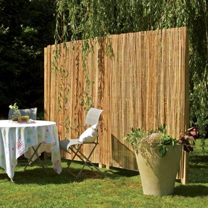 Bambusový plot SHANGHAI, 90 x 300 cm, přírodní