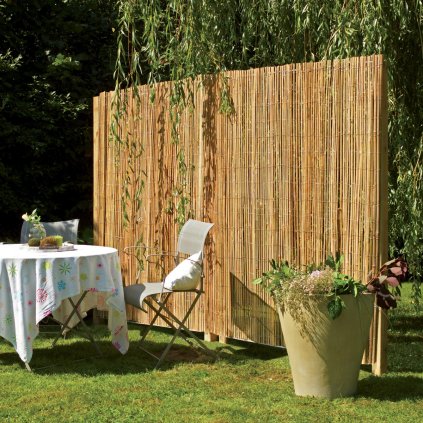 Bambusový plot SHANGHAI, 180 x 180 cm, přírodní