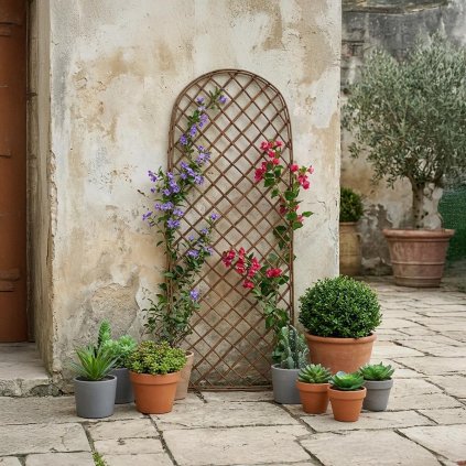 Oblouková mříž na popínavé rostliny ARC, 60 x 150 cm