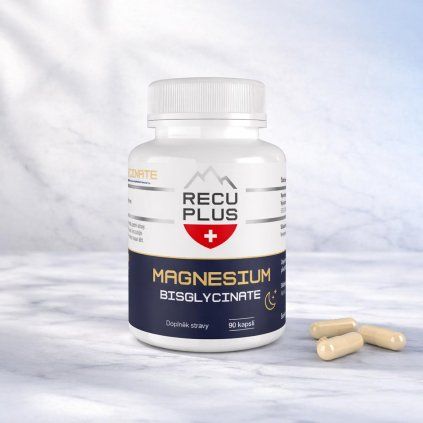 RECUPLUS Magnesium Bisglycinate 90 kapslí
