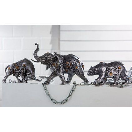 Socha slon "Steampunk Elephant"