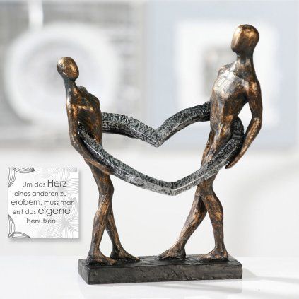 Socha Srdce – Motiv Pár "Connected"