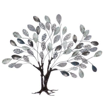 Kovový nástěnný dekor Tree, 102 cm