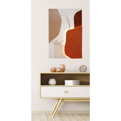LED obraz Structo abstraktní, 120 cm