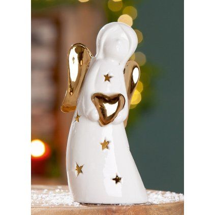 Andělská LED hvězda Figure "Lily"