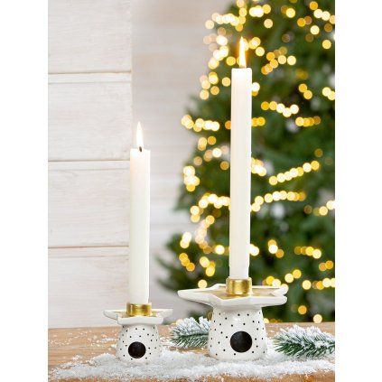 Porcelánová hvězda svícen "Star"