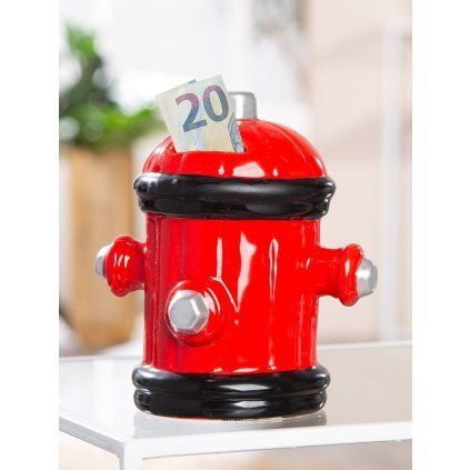 Keramická pokladnička Hydrant, 16 cm