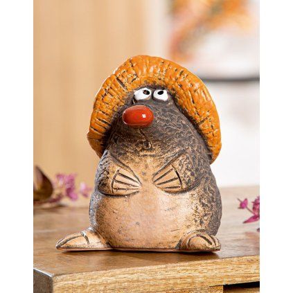 Keramická figurka krtek "Manni"
