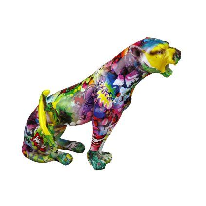 Dekorace gepard graffiti "Street Art"