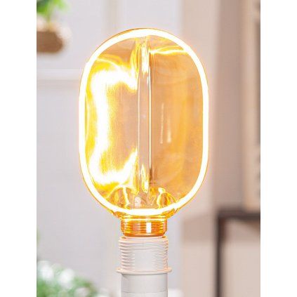 LED žárovka oválná sklo "Murano"