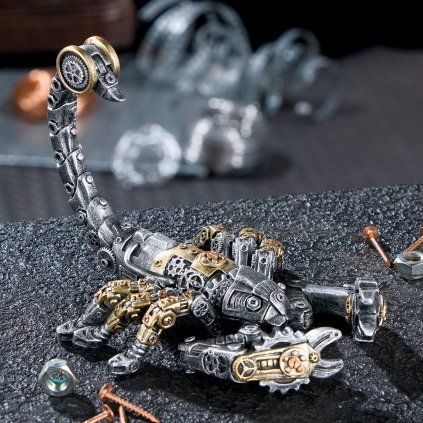 Štír steampunk mechanický "Steampunk scorpio"