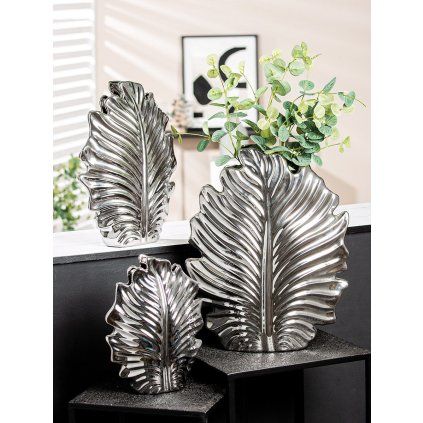 Keramická váza list "Monstera"