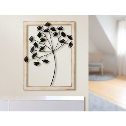 Nástěnný kovový obraz "Dandelion"
