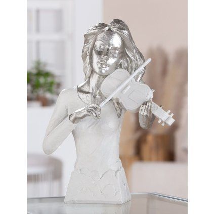 Figurka hudebnice se smyčcem "Musician"