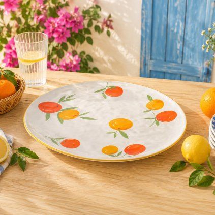 Servírovací talíř Citrusové léto