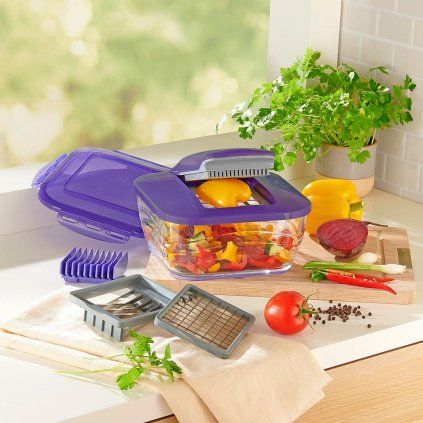 Multifunkční kráječ Nicer Dicer Chef, 9dílná sada