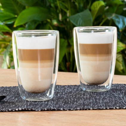 Dvoustěnná sklenice Latte Macchiato, 400 ml, 2 ks
