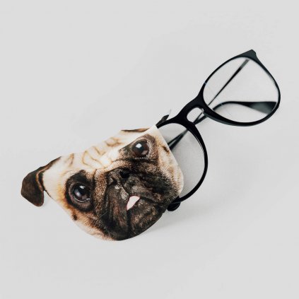 Utěrka na brýle z mikrovlákna Pes