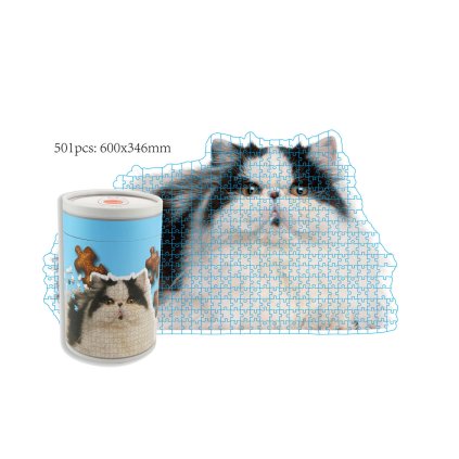 Puzzle Tlustá kočka, 500 dílků