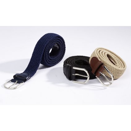 Flexibilní pletený pásek, černý, 105 x 3 cm