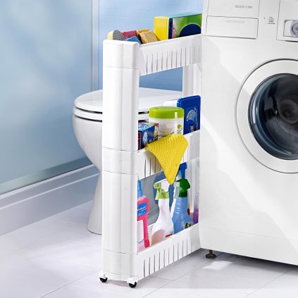 Mobilní prostorově úsporný regál