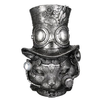 Soška Steampunk Kočka
