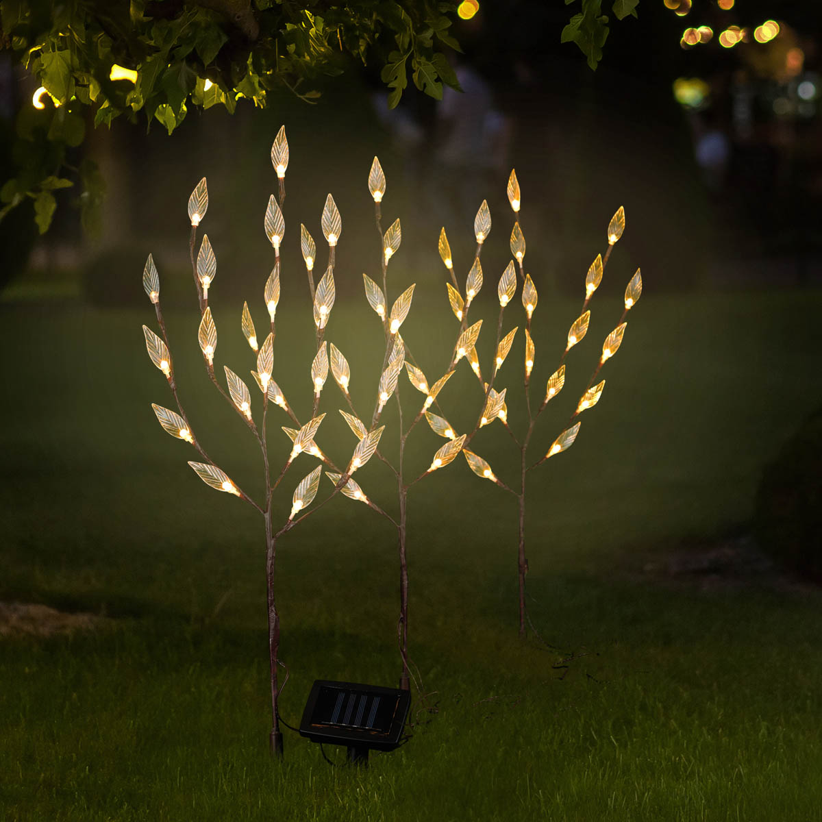 Haushalt International LED Solární zápich větve, 3 ks