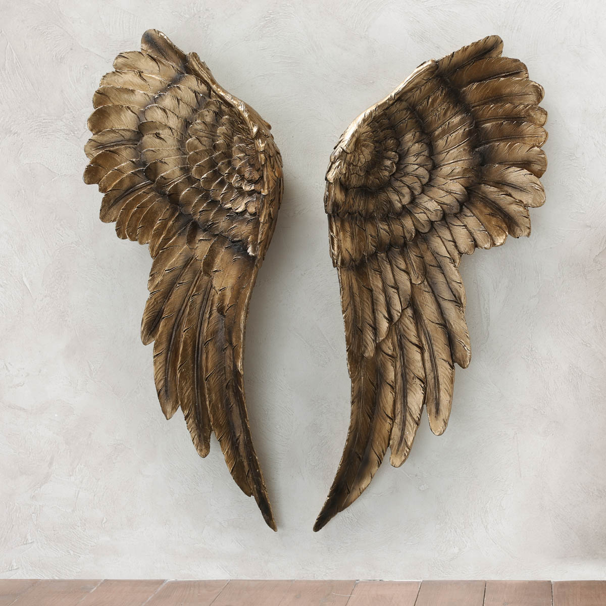 E-shop Boltze Nástěnná dekorace Andělská křídla, barva zlatá