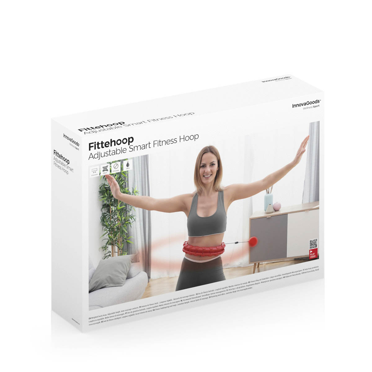 InnovaGoods Nastavitelná obruč Smart Fitness Hoop