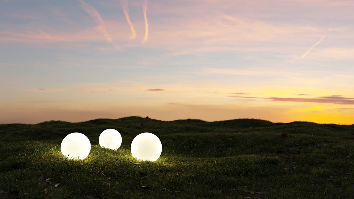 Haushalt International LED Solární Koule, Ø 30 cm