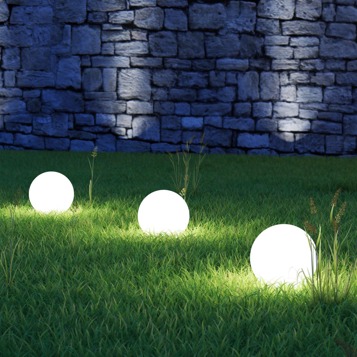 Haushalt International LED Solární Koule, Ø 30 cm