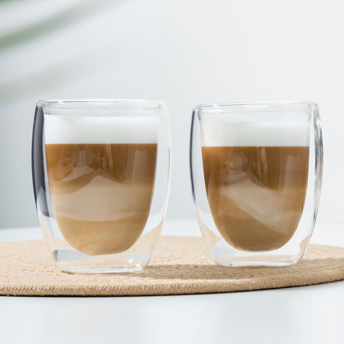 E-shop Haushalt international Dvoustěnné sklenice Latte Macchiato, 350 ml, 2 ks