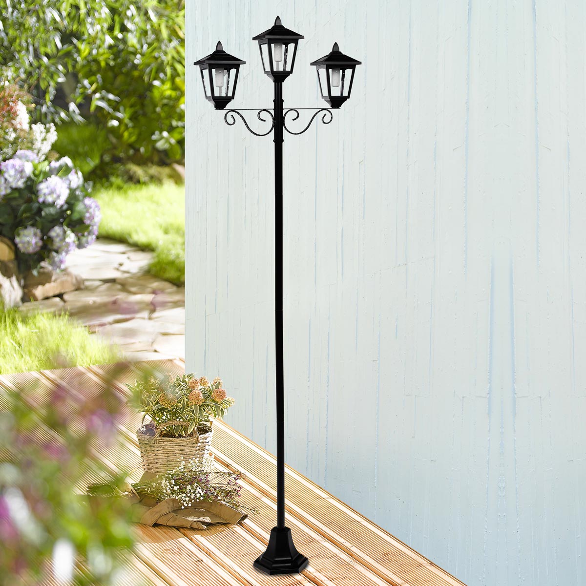 Haushalt International Solární stojací lampa s 36 LED diodami