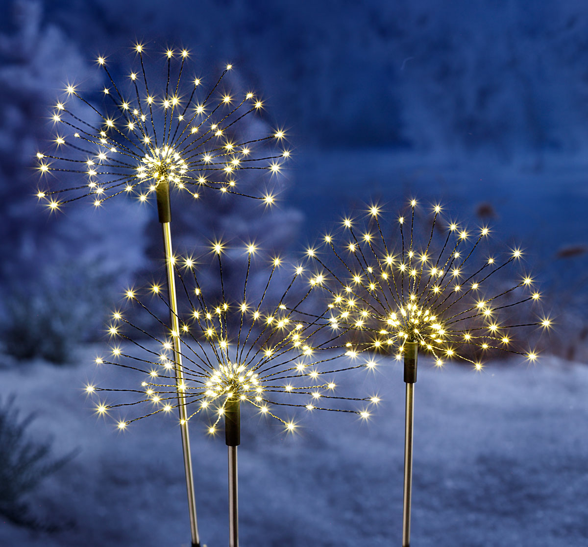 E-shop Weltbild LED Zahradní zápich Magické květy, 3 ks