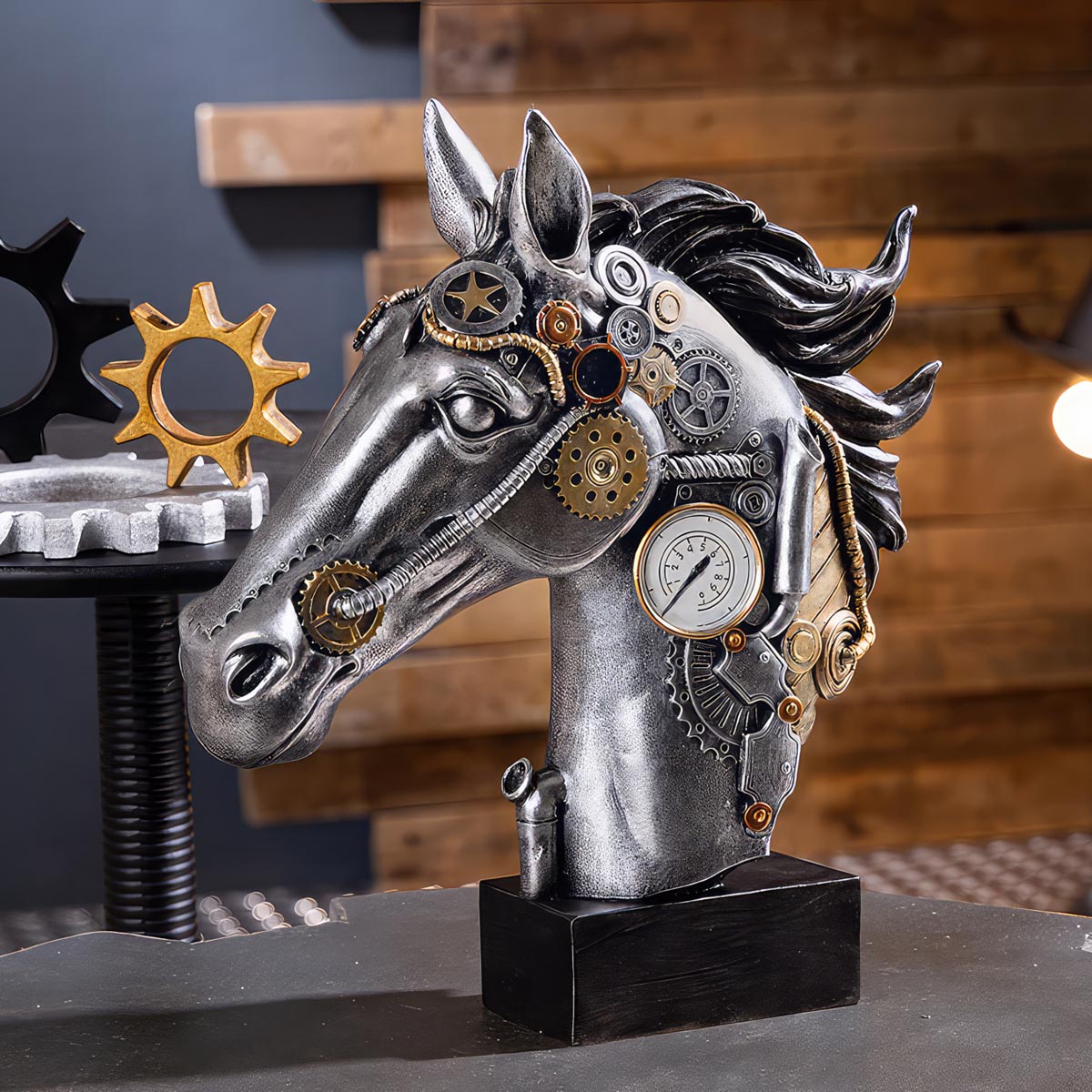 Gilde Steampunk soška Kůň
