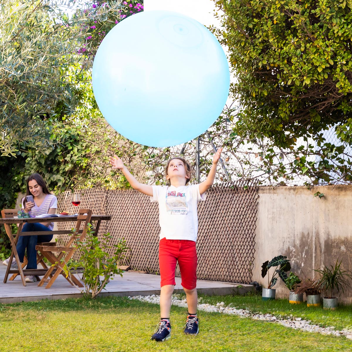 E-shop InnovaGoods Obří nafukovací míč Bubble Ball Bagge