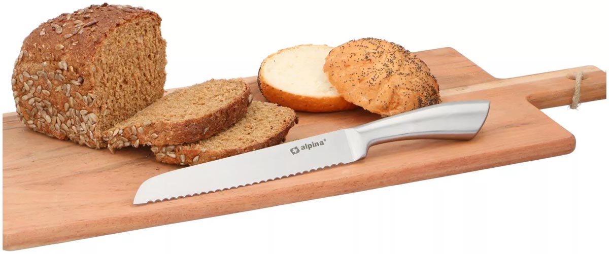 Alpina Nůž na chléb a pečivo, 33,5 cm
